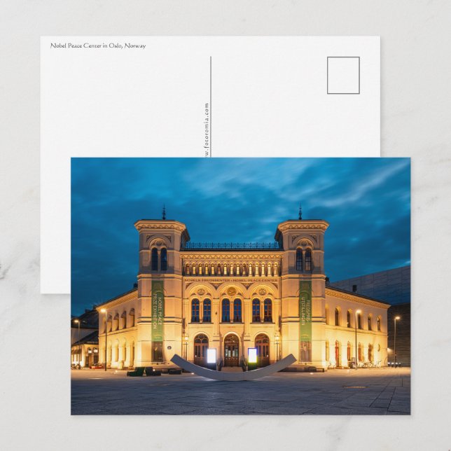 Carte Postale Oslo Norvège (Devant / Derrière)