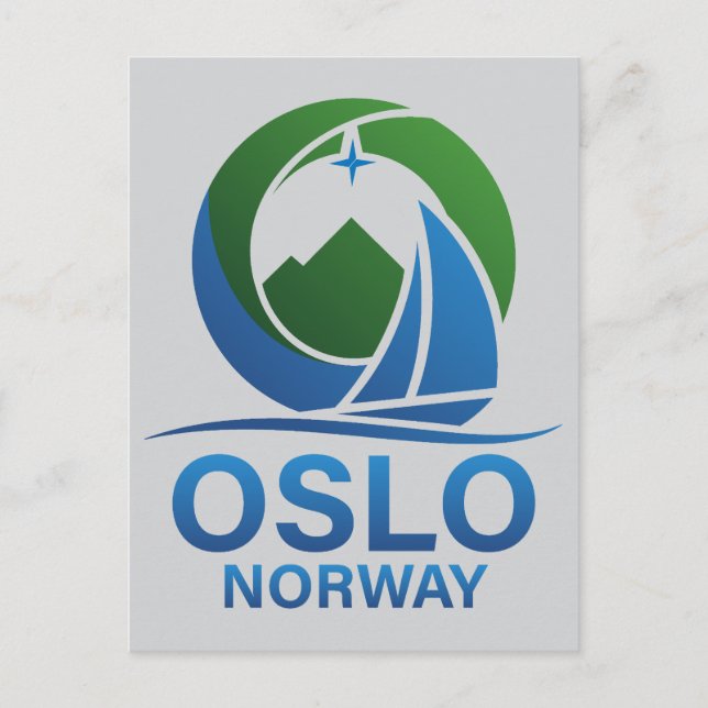 Carte Postale Oslo Norvège Europe (Devant)