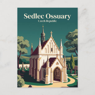 Carte Postale Ossuaire de Sedlec République tchèque