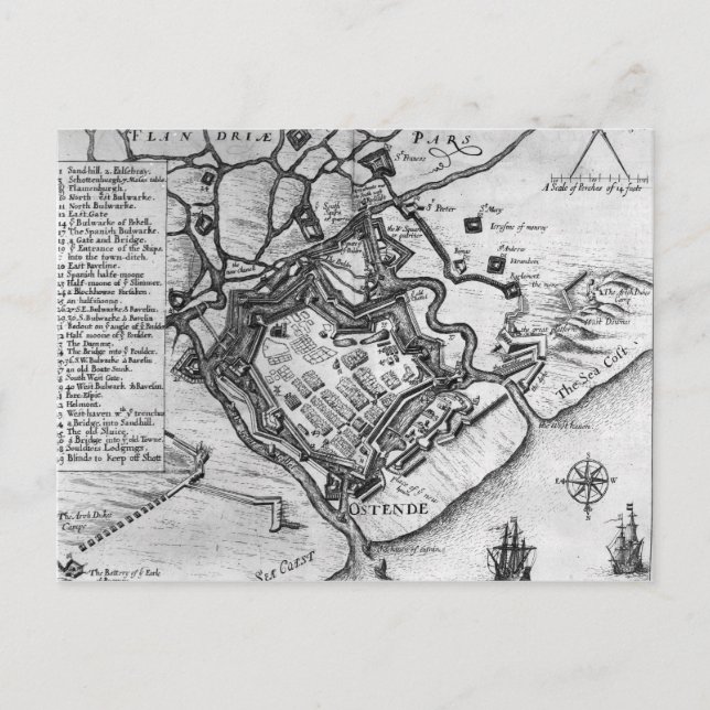 Carte Postale Ostende, de 'Commentaries (Devant)