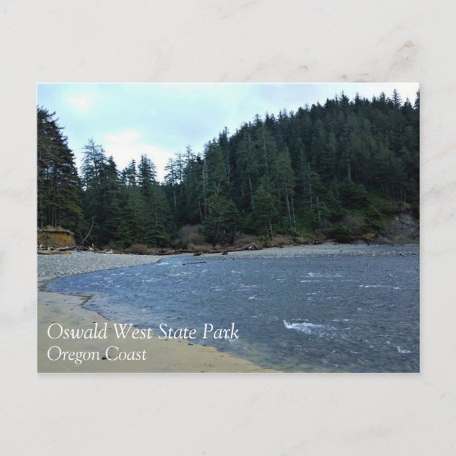 Carte Postale Oswald West State Park, Oregon Coast (Devant)