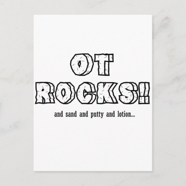 CARTE POSTALE OT ROCKS ! (Devant)