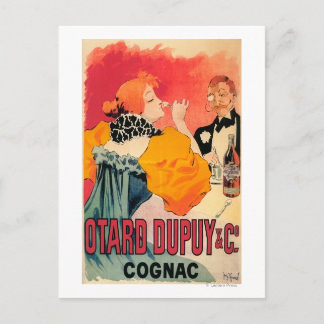 Carte Postale Otard-Dupuy & CO. Affiche promotionnelle du Cognac (Devant)