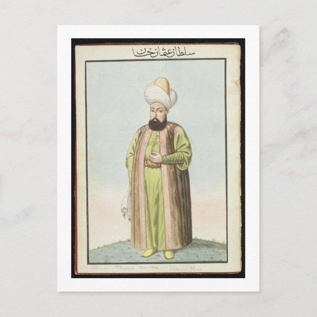 Carte Postale Othman (Osman) I (1259-1326), fondateur du Ottom (Devant)