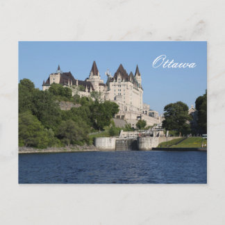Carte Postale Ottawa, Canal Rideau, Laurier