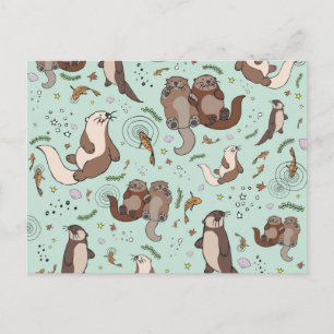 Carte postale Otter