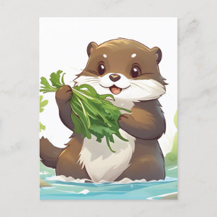 Carte Postale Otter adorable