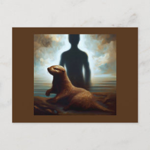 Carte Postale Otter animal Spirit 2