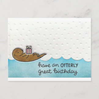 Carte Postale Otter Birthday