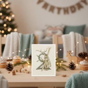 Carte Postale Ottilia Adelborg Floral Number vintage - 2