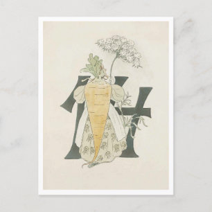 Carte Postale Ottilia Adelborg Floral Numéro Vintage - 14