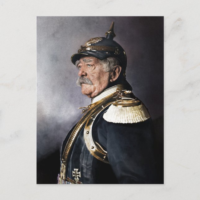 Carte Postale Otto von Bismarck 1894 Colorisé (Devant)