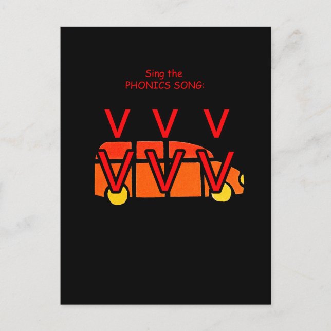 carte postale ou carte flashcard (Devant)