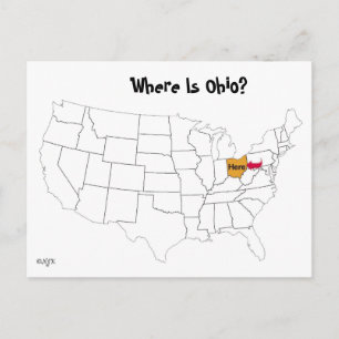 Carte Postale Où Est L'Ohio ?