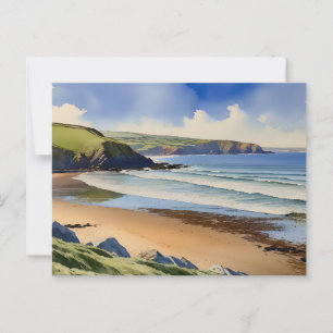 Carte Postale "Où le ciel rencontre le sable calme" - Paysage ma