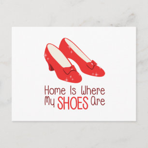 Carte Postale Où Mes Chaussures Sont