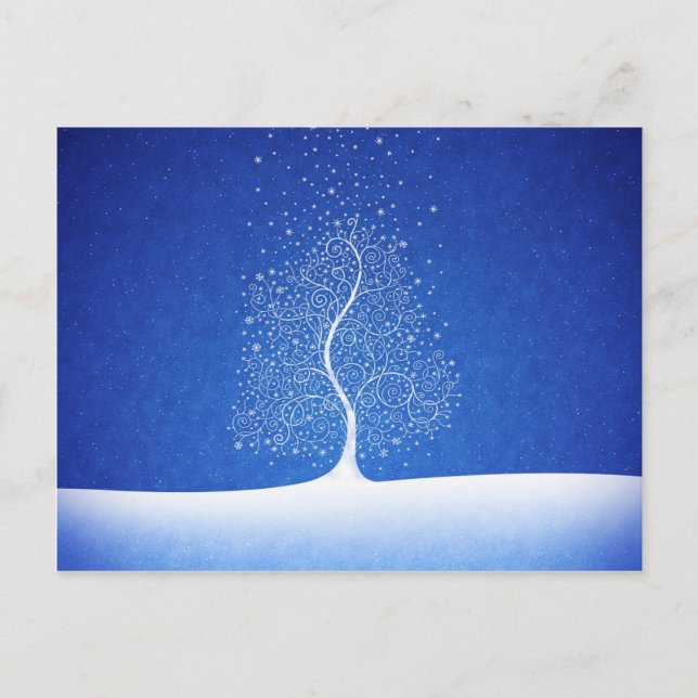 Carte Postale Où naissent les flocons de neige (Devant)