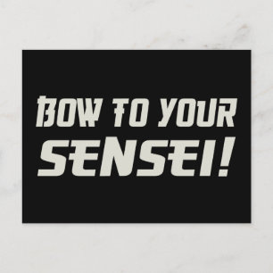 Carte Postale Oublie ton Sensei !