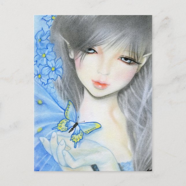 Carte Postale Oubliez-moi pas Fairy Postcard (Devant)