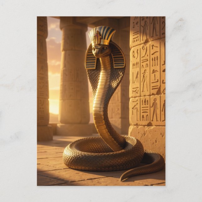 Carte Postale Oudjat – Déesse cobra égyptienne´6 (Devant)