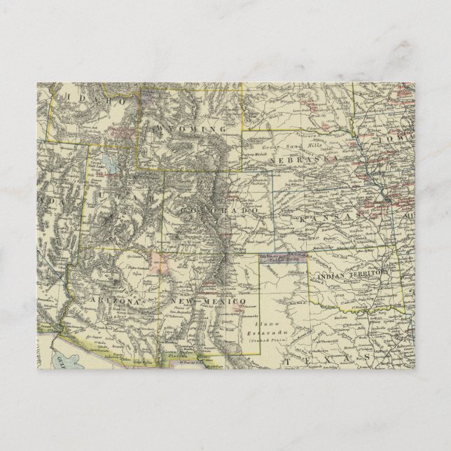 Carte Postale Ouest américain (Devant)