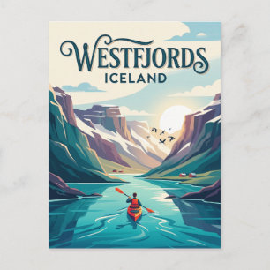 Carte Postale Ouest des fjords d'Islande