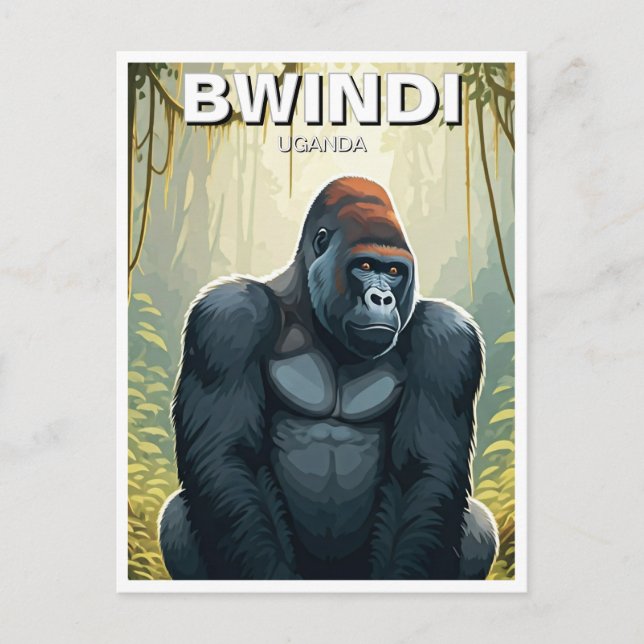 Carte Postale Ouganda Bwindi Impénétrable Parc National (Devant)