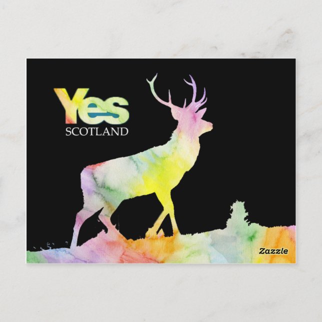 CARTE POSTALE "OUI ÉCOSSE (Dos)