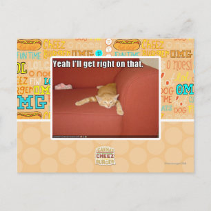 Carte Postale Oui, j'y vais.