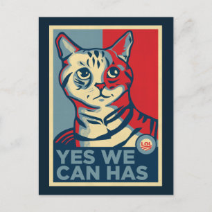 Carte Postale Oui, nous pouvons avoir