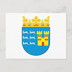 Carte postale Oulu Coat d'armoiries