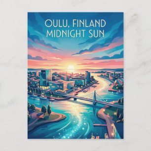 Carte Postale Oulu Finlande