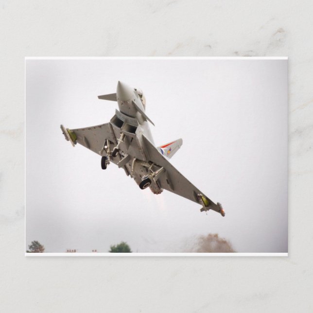 CARTE POSTALE OURAGAN D'EUROFIGHTER (Devant)