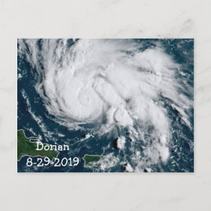 Carte Postale Ouragan Dorian 8-29-2019