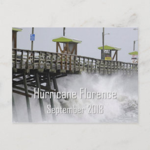 Carte Postale Ouragan Florence Emerald Isle NC