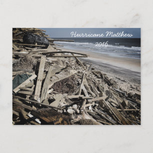 Carte Postale Ouragan Matthew 2016 Littoral de la Floride