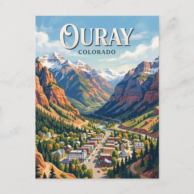 Carte Postale Ouray Colorado (Devant)