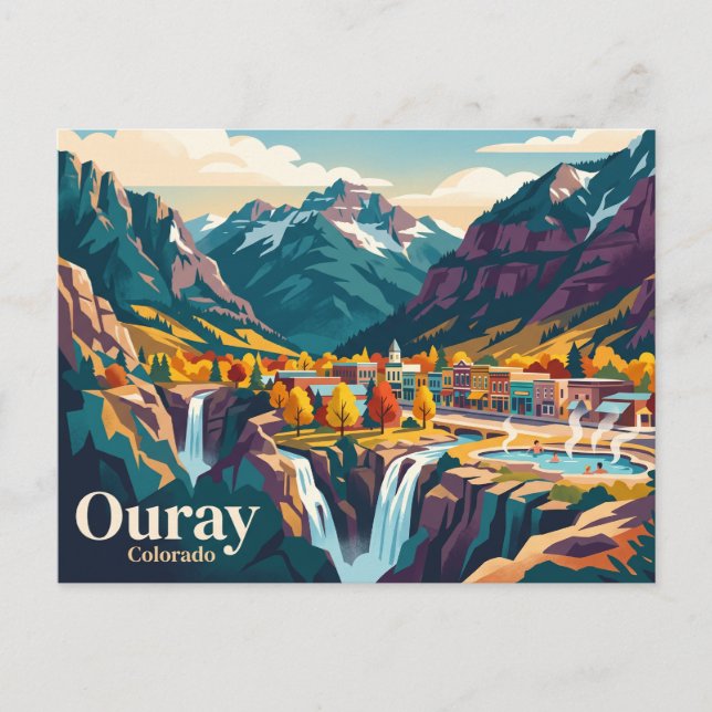 Carte Postale Ouray Colorado (Devant)