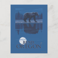 Ours au clair de lune - Pente, Oregon