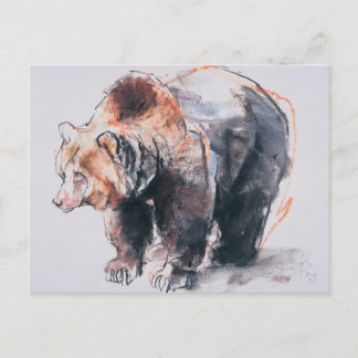 Carte Postale Ours Brown européen 2001