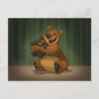 Carte postale Ours & Cube