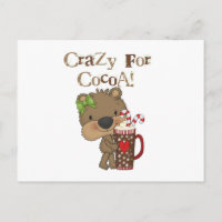 Ours de fille fou pour le cacao
