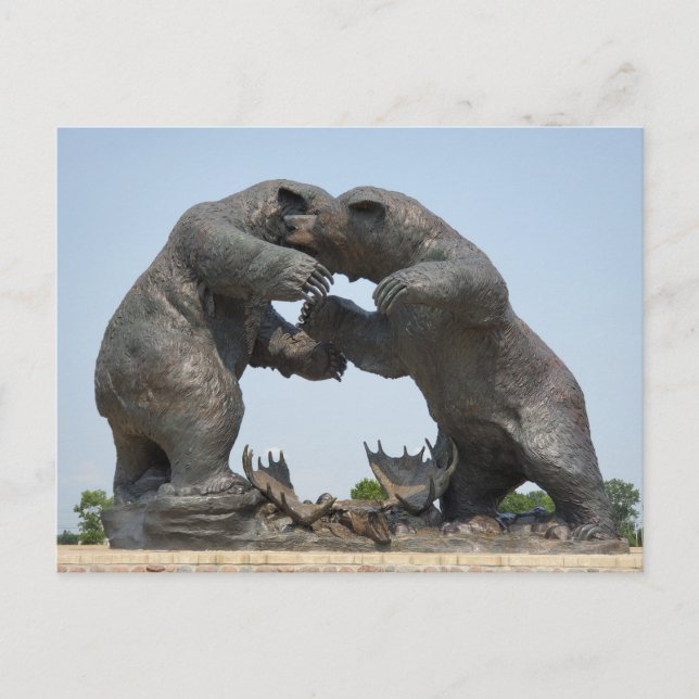 Carte Postale Ours - Dundee, Michigan (Devant)