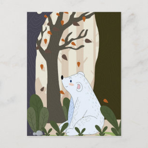 Carte Postale Ours mignon