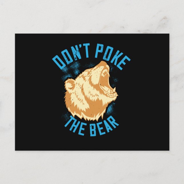 Carte Postale Ours - Ne Piquez Pas L'Ours (Devant)