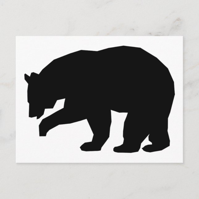 CARTE POSTALE OURS NOIR (Devant)