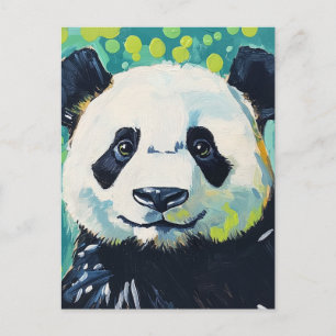 Carte Postale Ours Panda Adorable