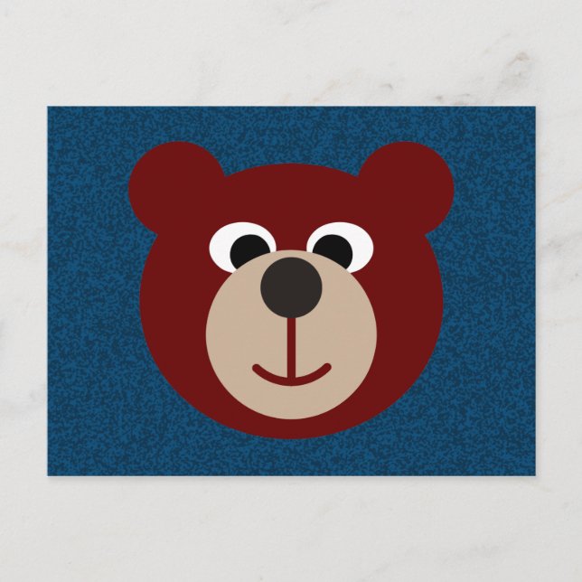 Carte Postale Ours souriant (Devant)