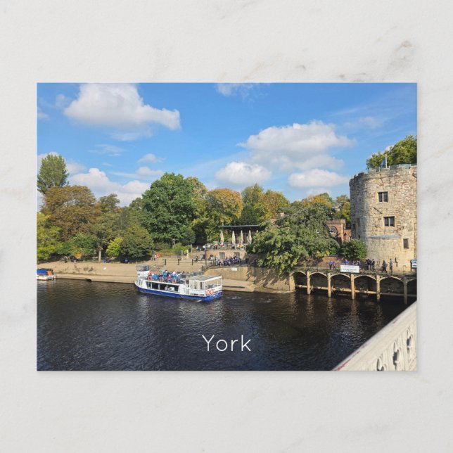 Carte Postale Ouse de la rivière York (Devant)