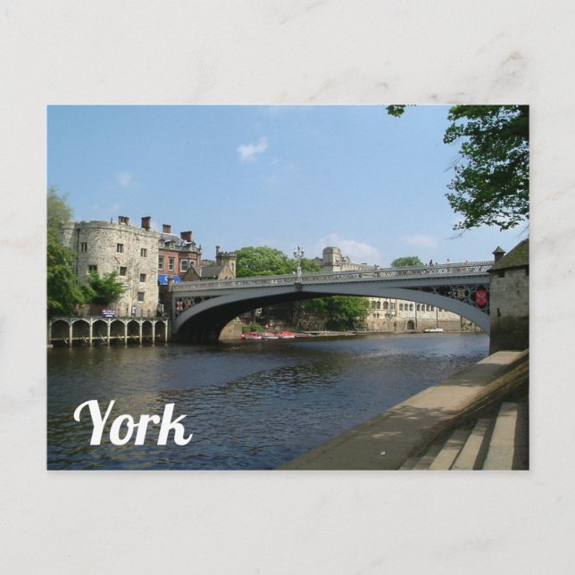 Carte Postale Ouse, York (Devant)